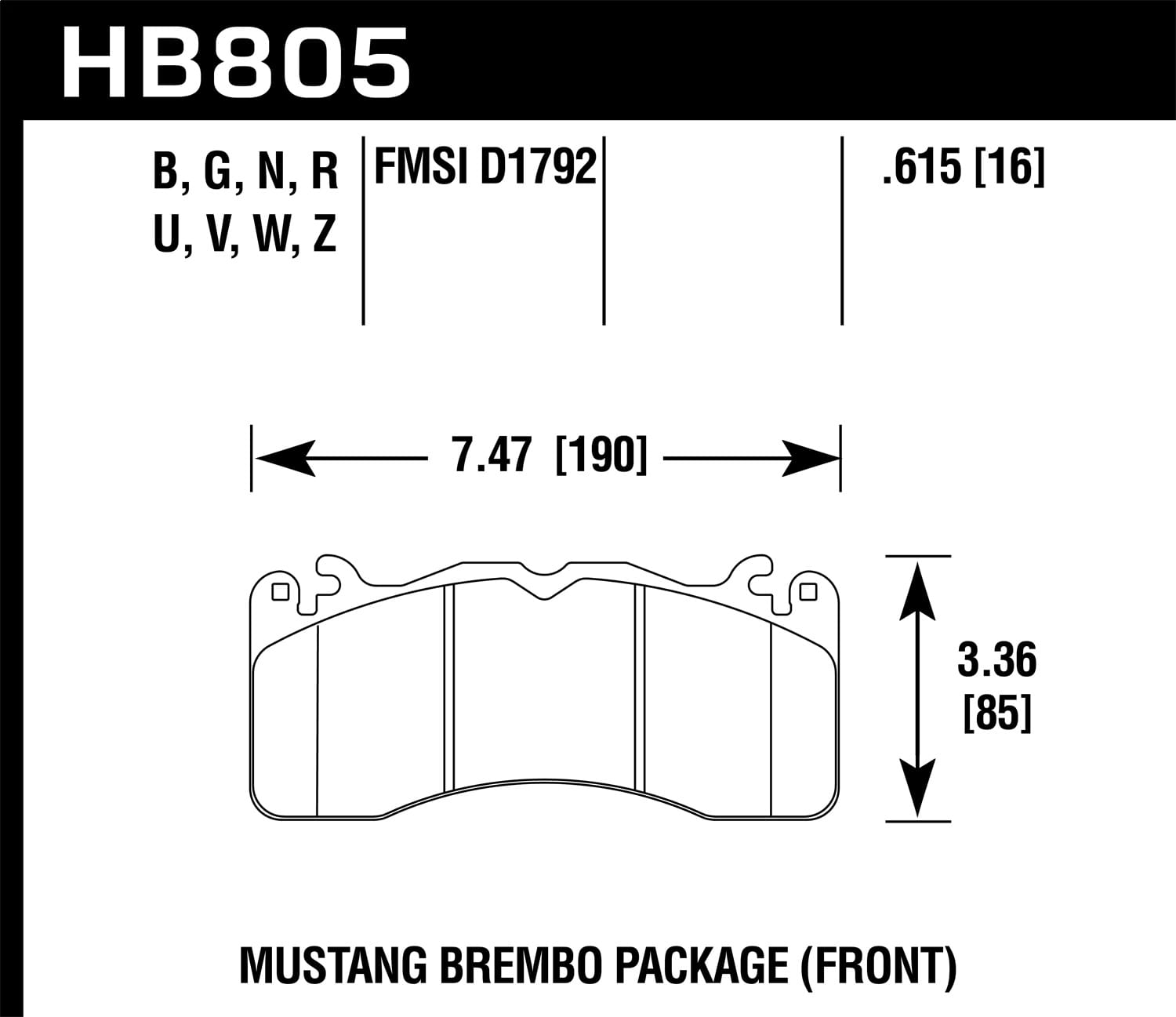 HPS 5.0 Disc Brake Pad