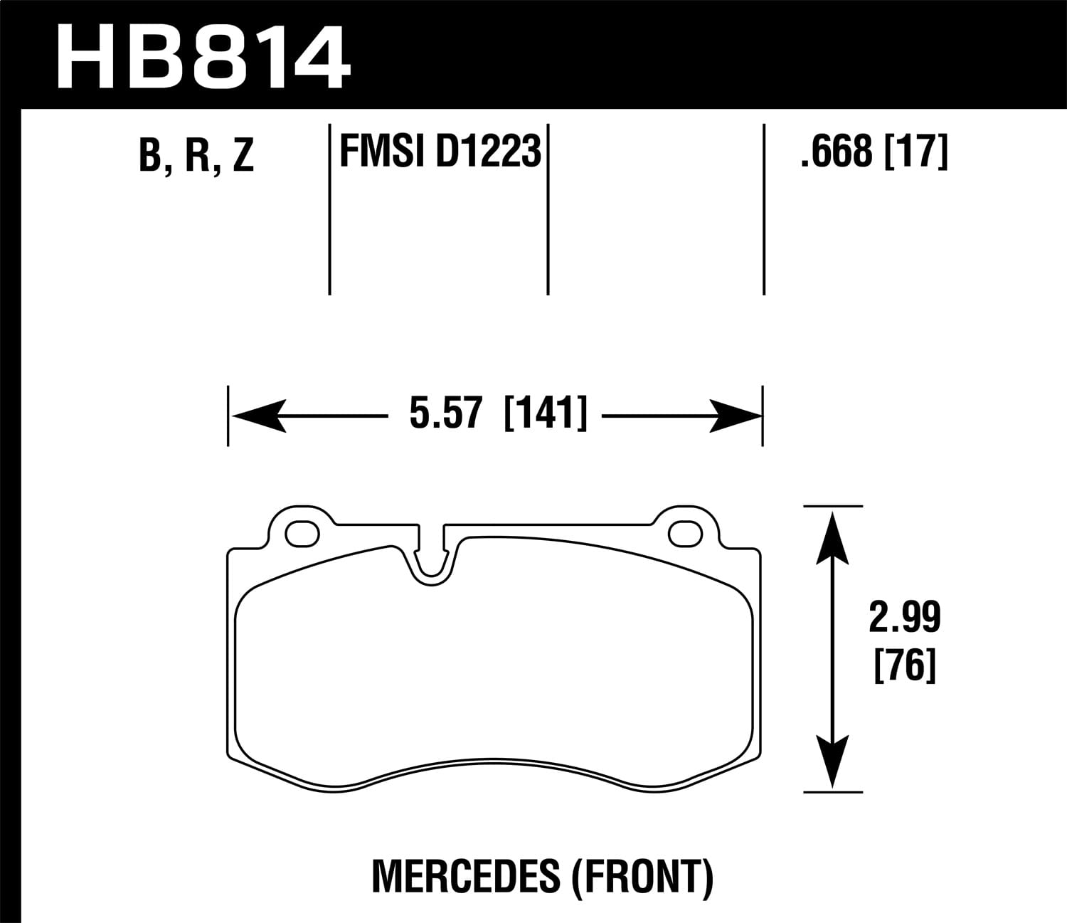 HPS 5.0 Disc Brake Pad