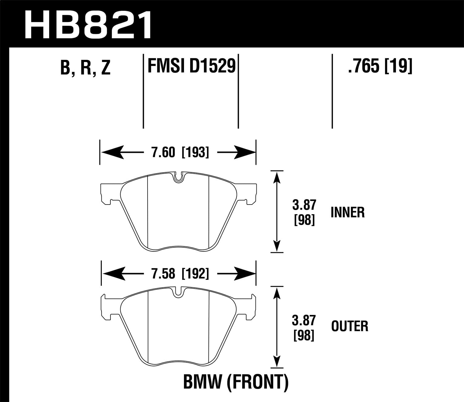 HPS 5.0 Disc Brake Pad