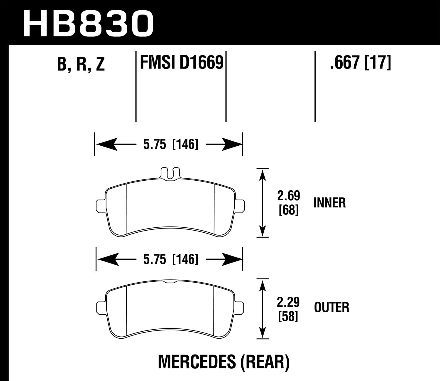 HPS 5.0 Disc Brake Pad