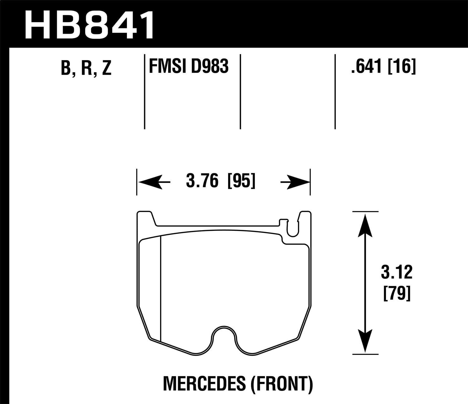 HPS 5.0 Disc Brake Pad