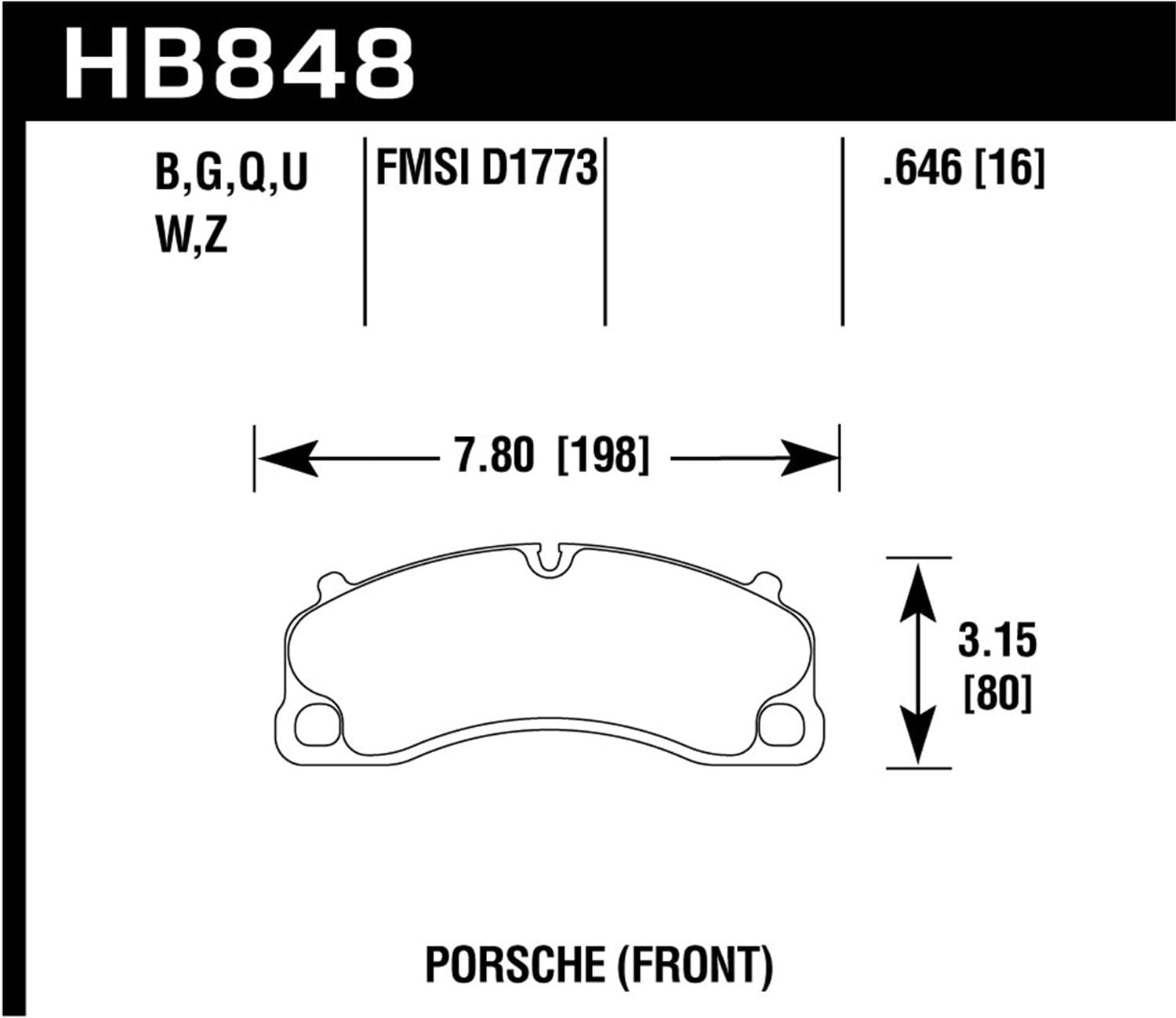 HPS 5.0 Disc Brake Pad