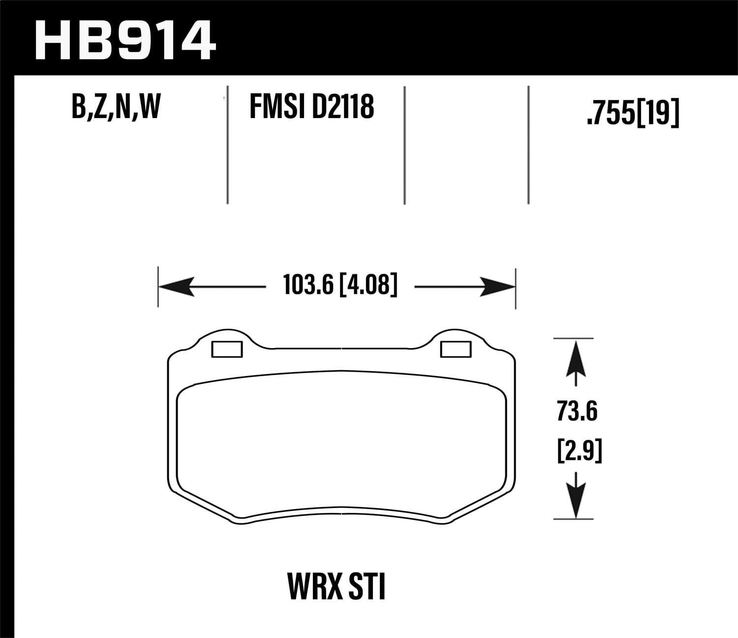 HPS 5.0 Disc Brake Pad