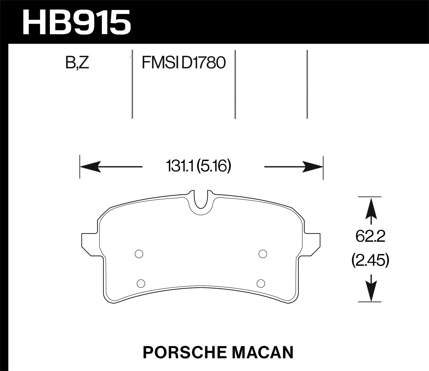 HPS 5.0 Disc Brake Pad