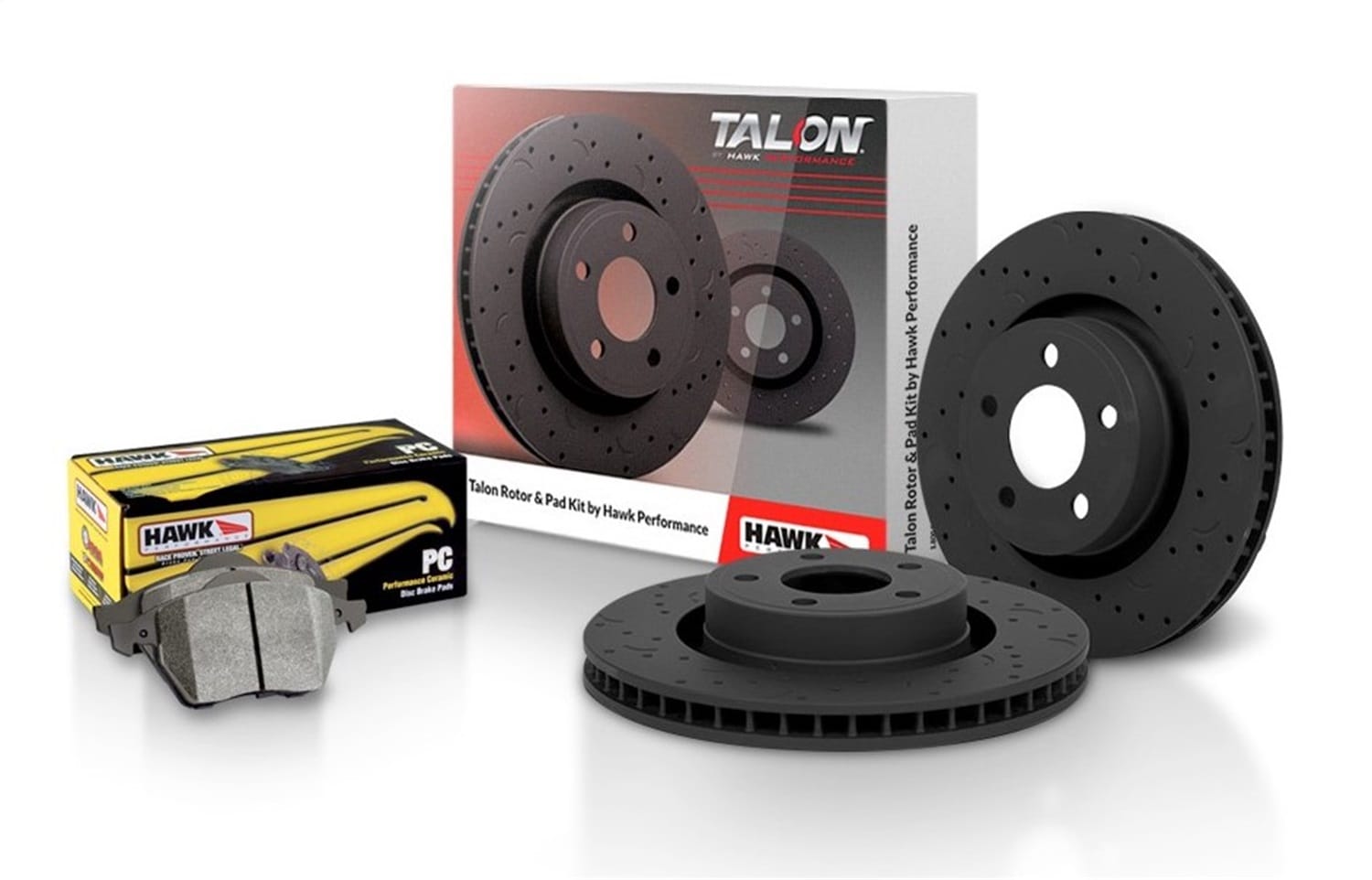 Talon Street Rotor And Brake Pad Kit thumbnail 2