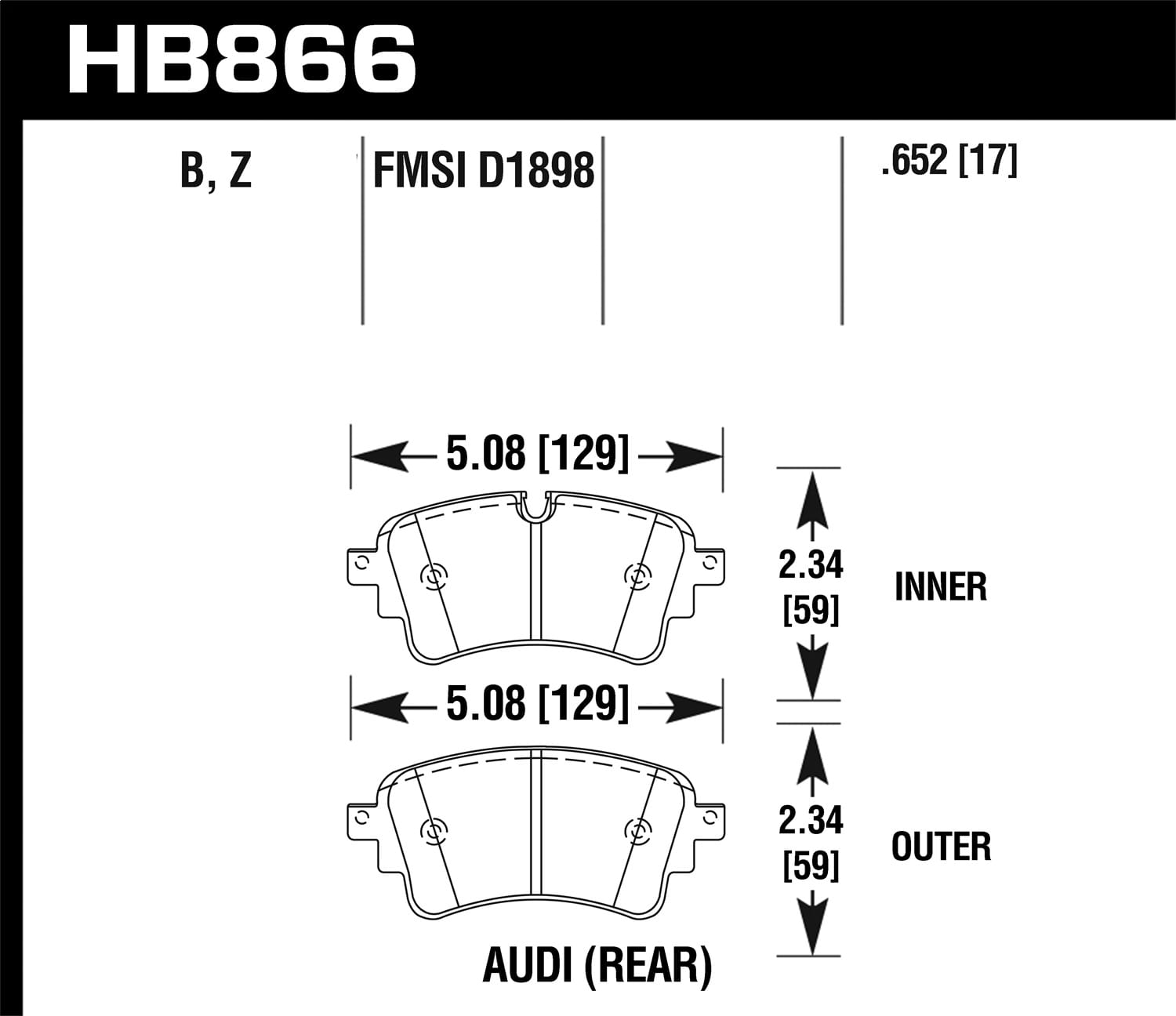 HPS Disc Brake Pad