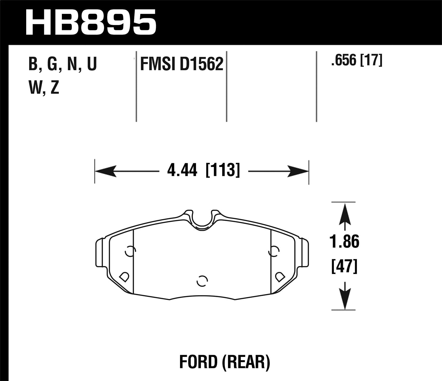 HPS 5.0 Disc Brake Pad