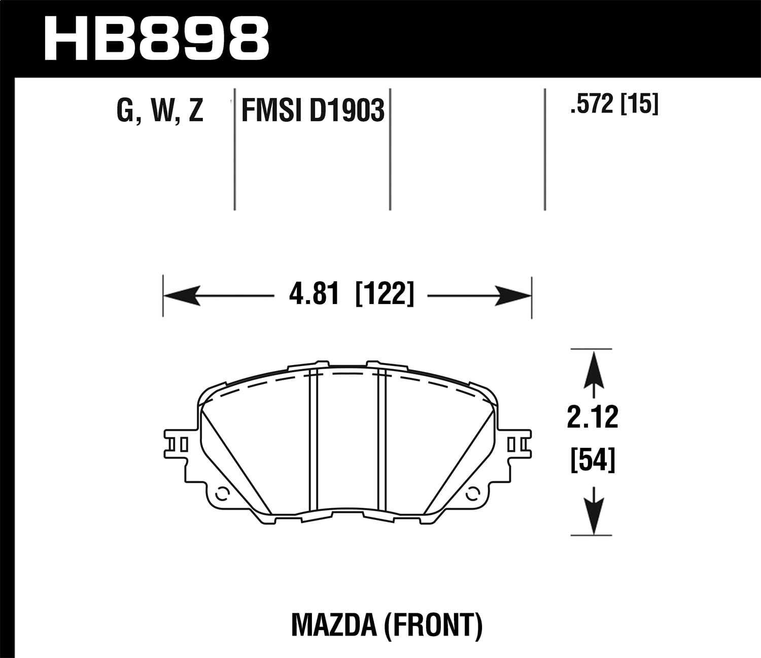 HPS 5.0 Disc Brake Pad