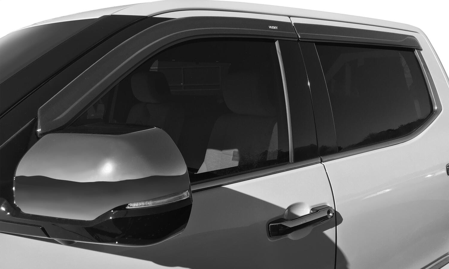 Husky Liners Low Profile Ventvisor Deflector; Smoke; In-Channel Mount; 4 pc. thumbnail 4