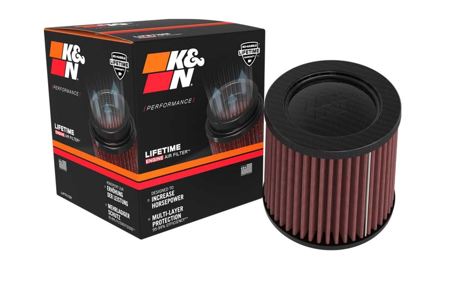 Universal Air Filter-Carbon Fiber Top thumbnail 5
