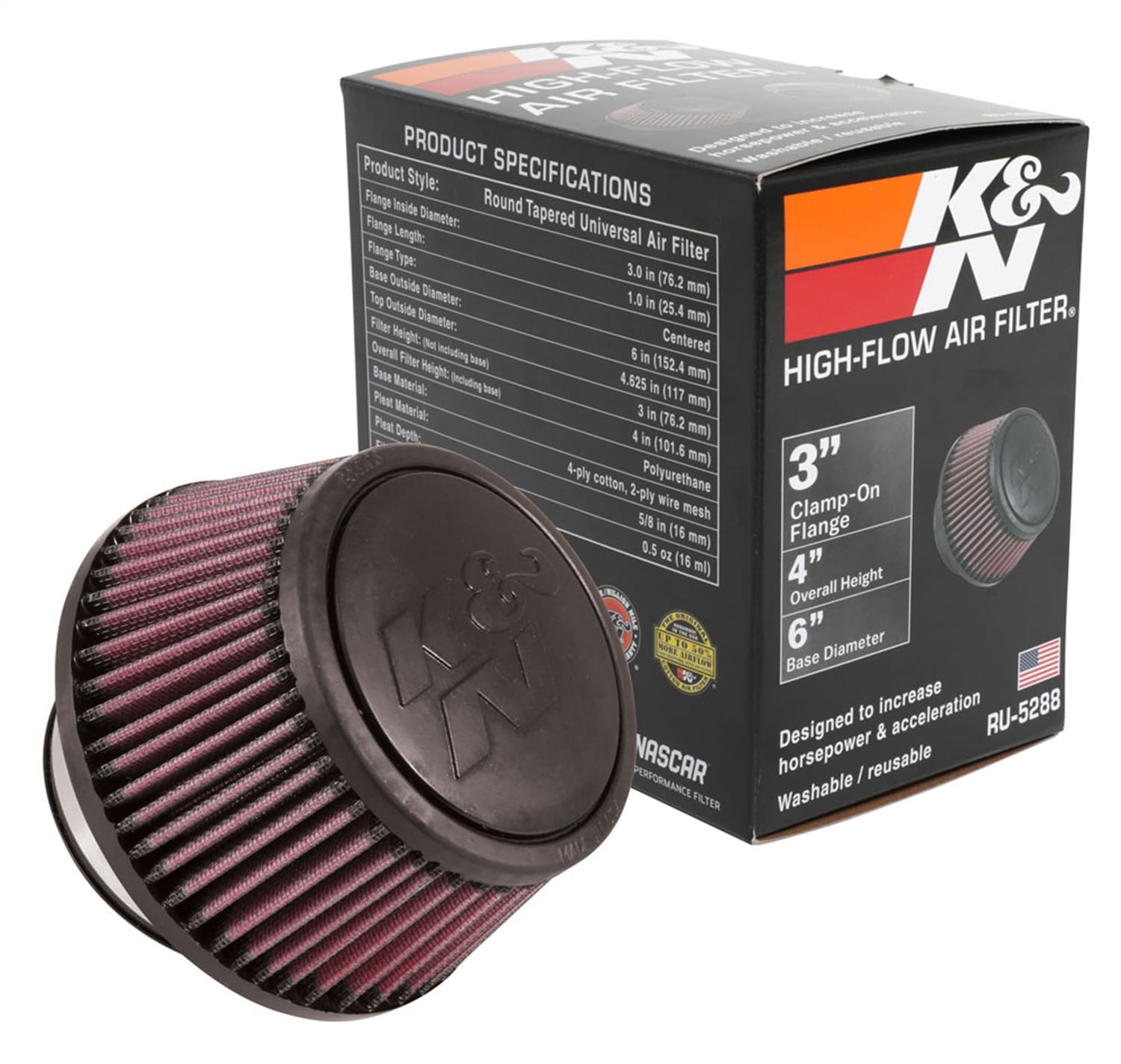 Universal Clamp-On Air Filter thumbnail 3