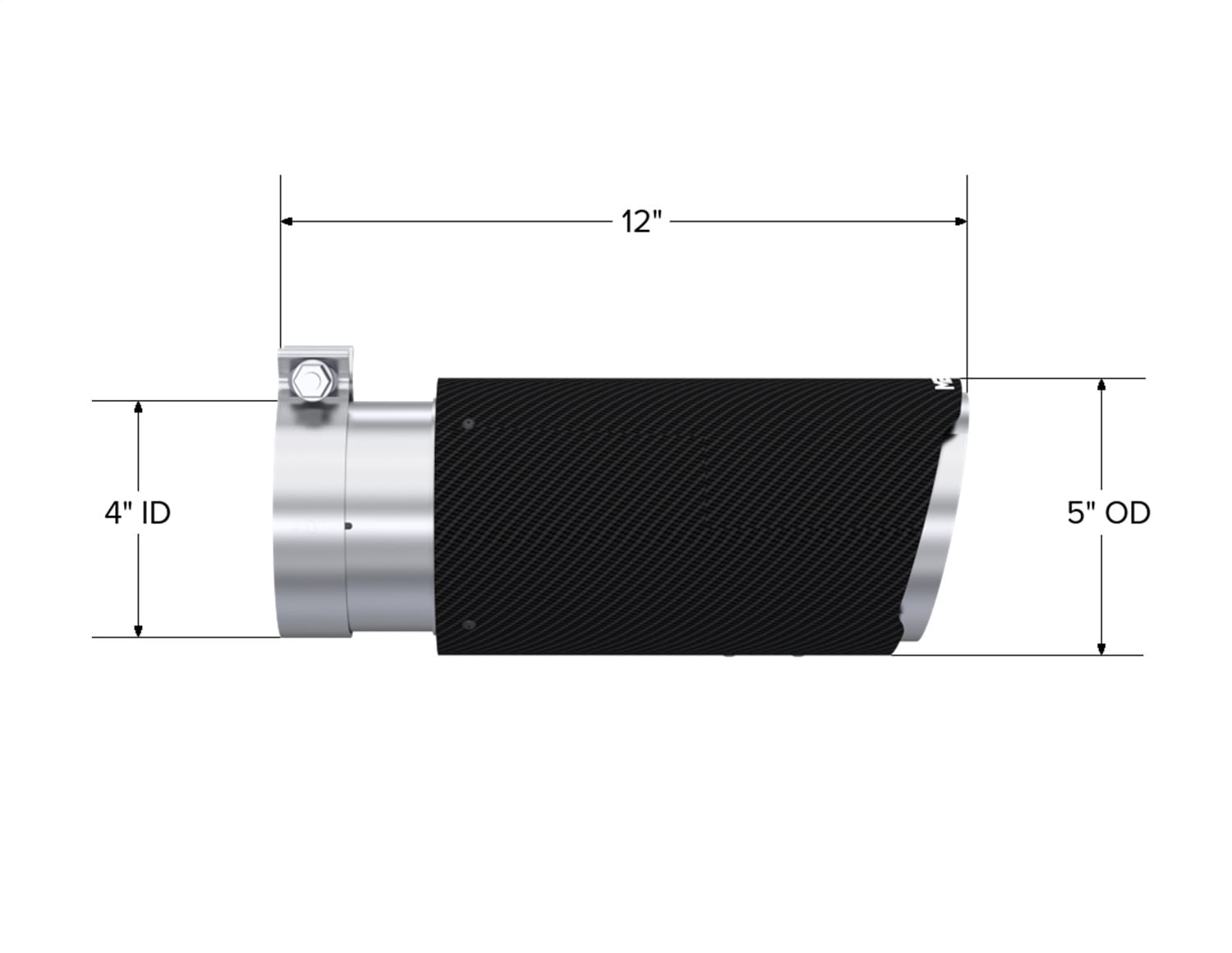 Carbon Fiber Exhaust Tip thumbnail 2