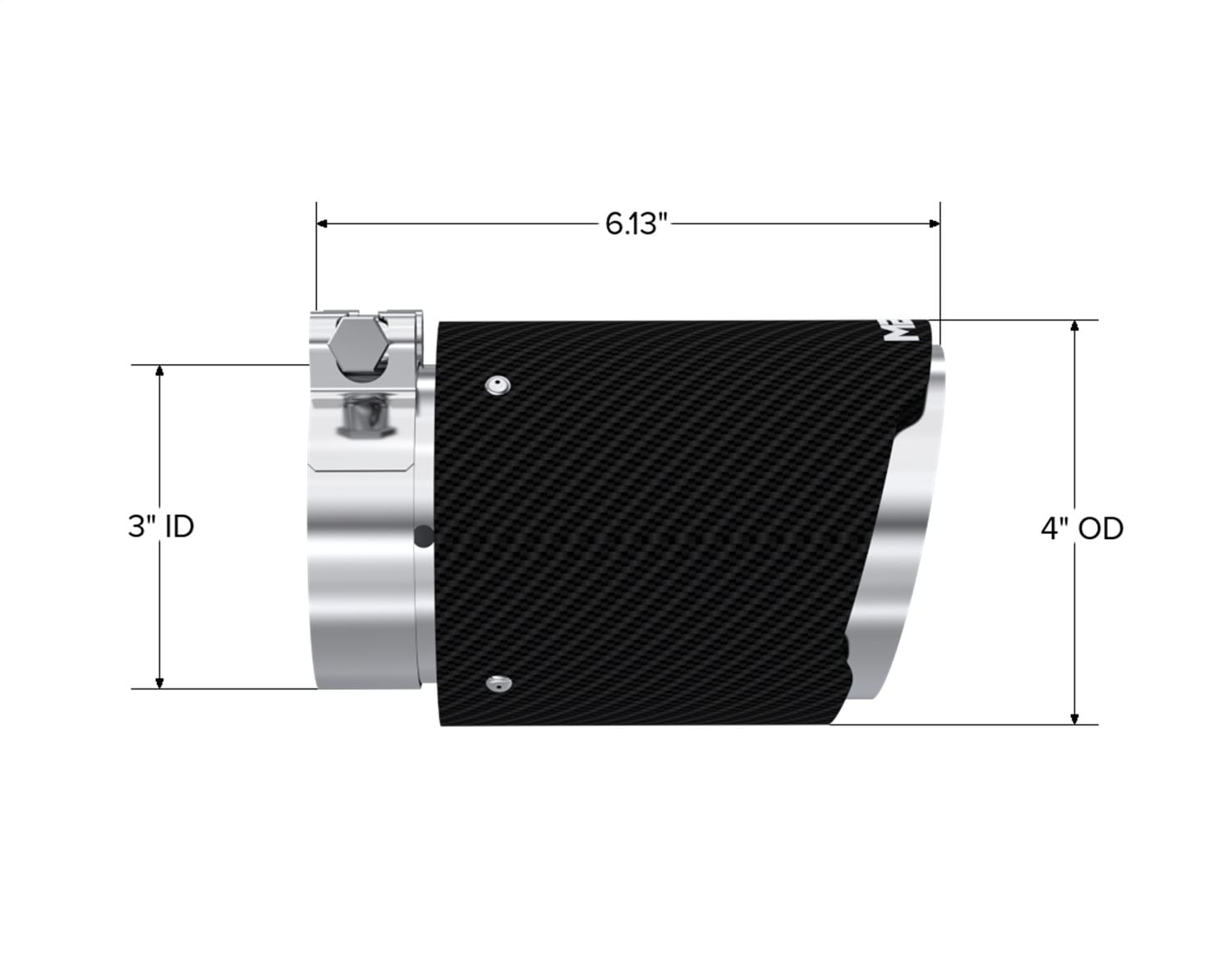 Carbon Fiber Exhaust Tip thumbnail 2