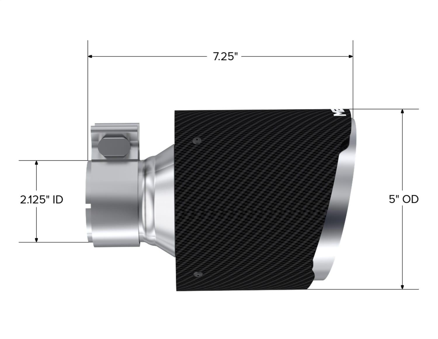 Carbon Fiber Exhaust Tip thumbnail 2