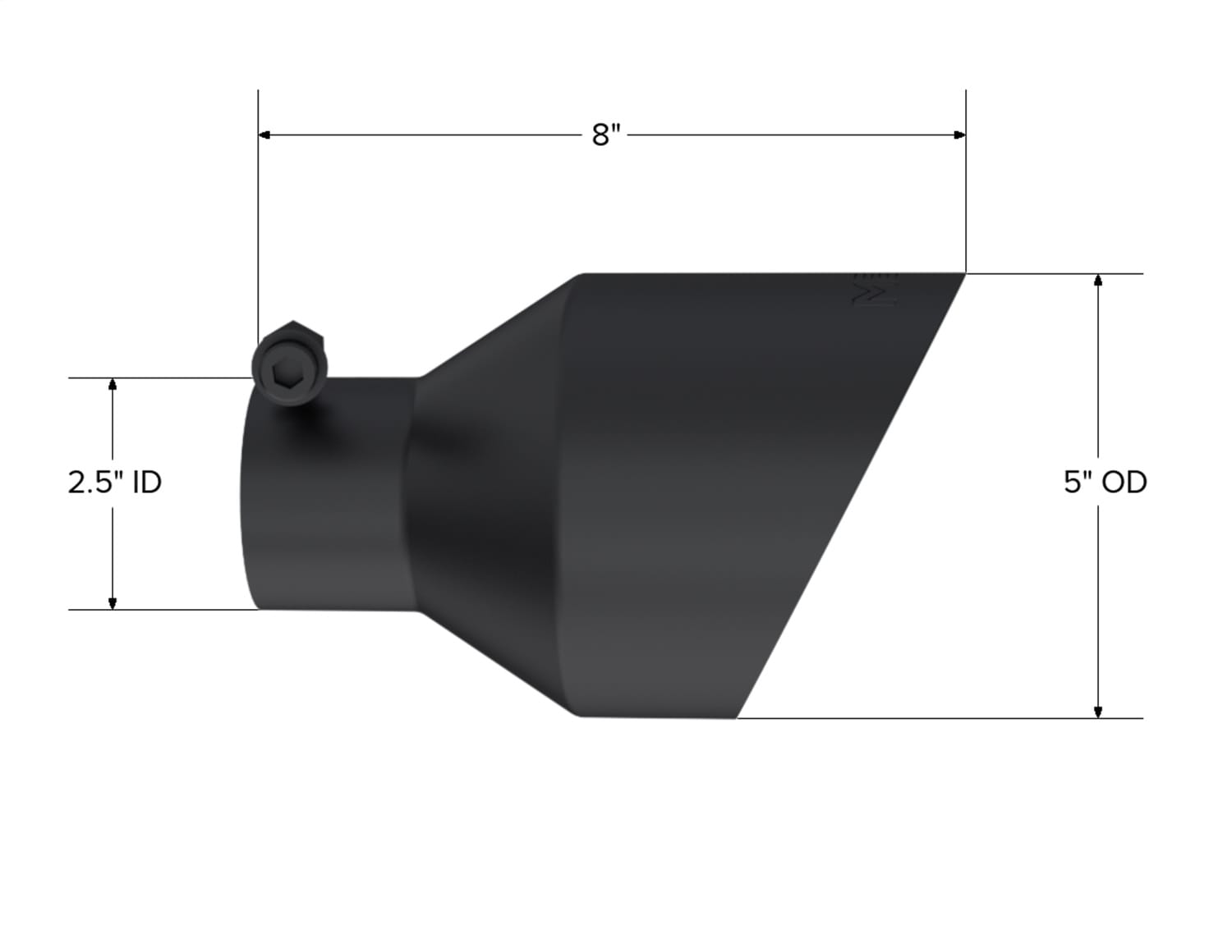Armor BLK Exhaust Tip thumbnail 2