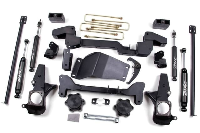 Zone Offroad 2001-2010 Chevy/GMC HD 6in Suspension System - ZONC4