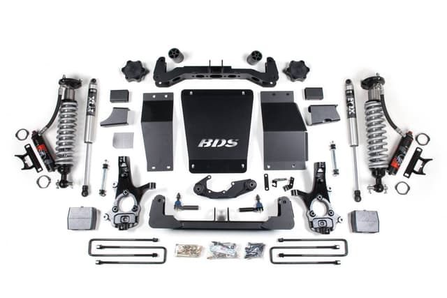 BDS Suspension 2014-2018 GM 1500 4wd 6" Suspension Lift Kit, Cast Steel, 3.5" Rear, Leaf Spring - BDS717PES