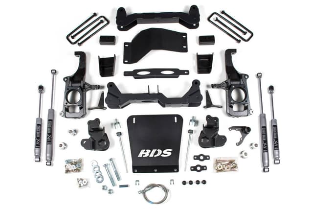 BDS Suspension 11-19 Chevy HD 4.5" 2" Rear w/o Overload - BDS719FS