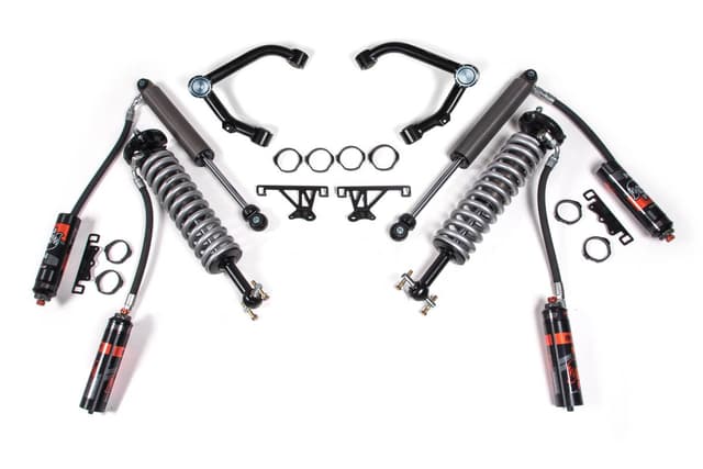 BDS Suspension 07-18 GM 1500 2In 2.5 Coilover w/Resi w/ DSC, Cast Steel UCA, 2.5 Rear Shocks w/ - BDS757FDSC