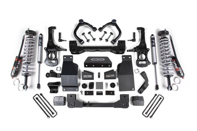 BDS Suspension 2019-2024 Chevy TB/GMC AT4 1500 4wd 4" Coilover Suspension System With 2.5 Front - BDS786FPE