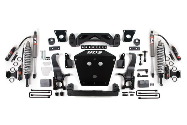 BDS Suspension 2007-2015 Toyota Tundra 7in Suspension System, 4" Rear Block - Fox 2.5 PES C/O, - BDS813FPS