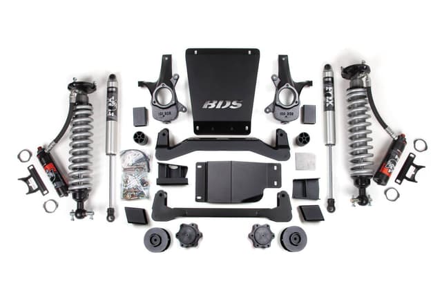 BDS Suspension 2007-2014 GM SUV 4wd 4" Suspension Lift Kit, 3" Rear, Coil Spring Spacer - 2.5 P - BDS900PSS