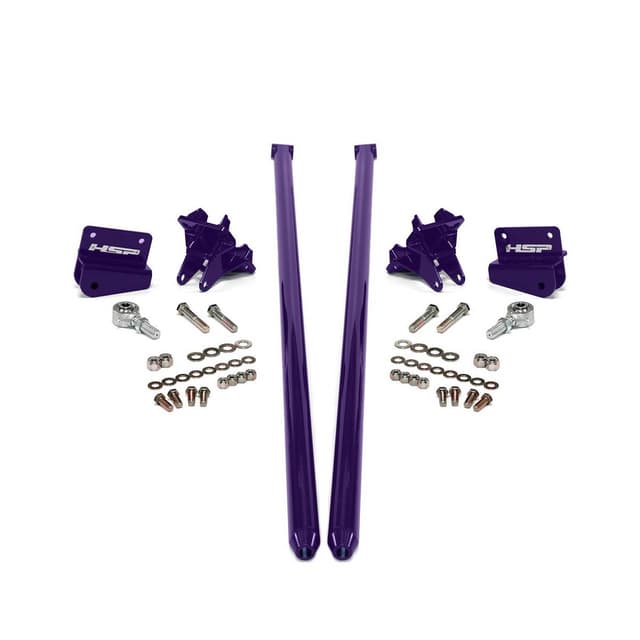 HSP 2001-2010 Chevrolet / GMC 75 inch Bolt On Traction Bars 3.5 inch Axle Diameter Illusion Purple