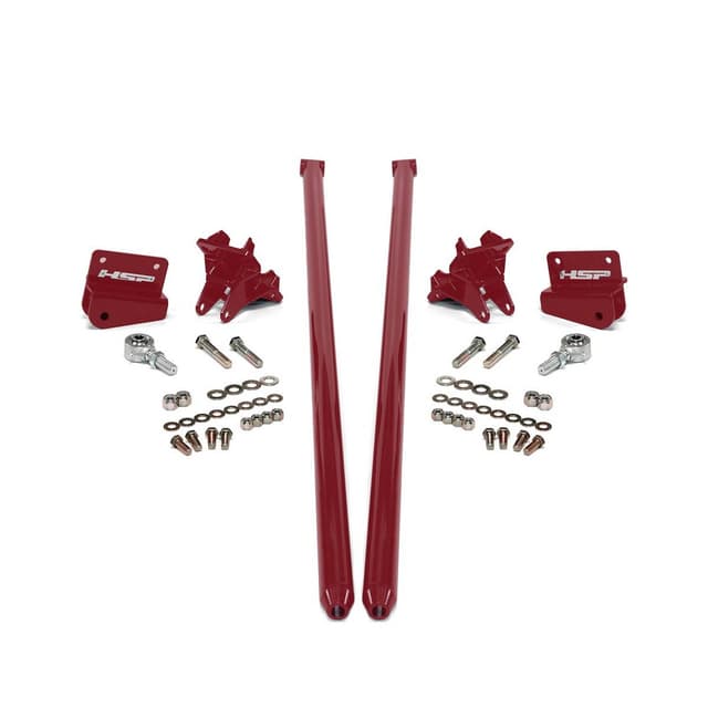 HSP 2001-2010 Chevrolet / GMC 70 inch Bolt On Traction Bars 3.5 inch Axle Diameter Illusion Cherry
