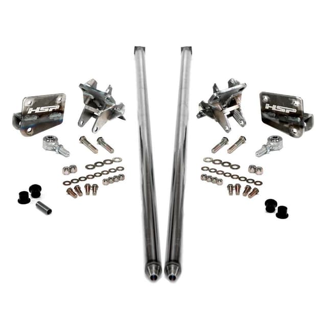 HSP Traction Bars For 2017.5-2022 Ford Powerstroke 6.7 Liter F250 Extended Cab Short Bed-RAW