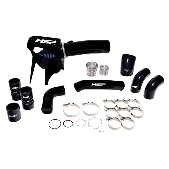 HSP Intake And Intercooler Bundle Kit For 2020-2022 Ford Powerstroke F250/350 6.7L-Silk Satin Black HSP Diesel