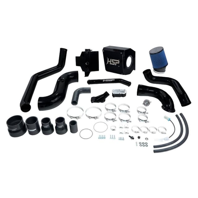 HSP Deluxe No Bridge/Cold Side Bundle Kit For 2004.5-2005 Chevrolet/GMC-Silk Satin Black HSP Diesel