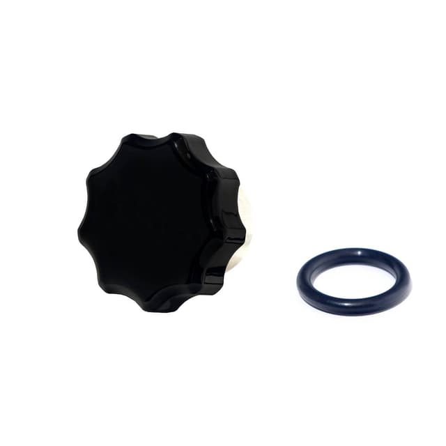 HSP 01-16 Chevrolet/GMC Billet Oil Fill Cap For Factory Filler Neck Silk Satin Black HSP Diesel