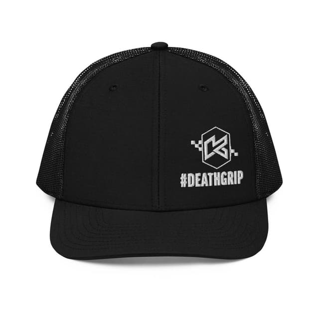 KRYPTONITE DEATHGRIP TRUCKER HAT - Black