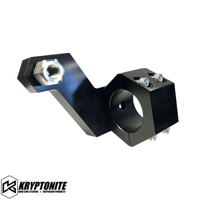 KRYPTONITE FORD SUPER DUTY F250/F350 DEATH GRIP STEERING STABILIZER ADAPTER KIT 2008-2024 - Carli High Mount Steering Stabilizer for Kryptonite Drag Link