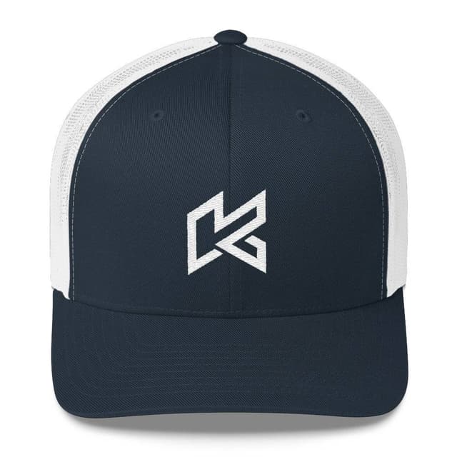 KRYPTONITE "K" HAT - Navy/ White