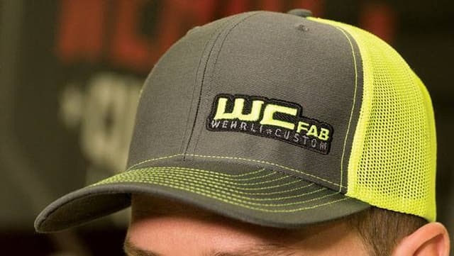 Wehrli Snap Back Hat Charcoal/Neon Yellow WCFab