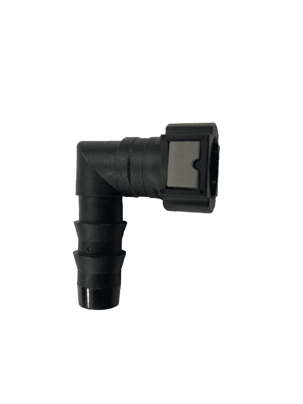 AirDog FQC3890 3/8" 90° Quick Connect to 1/2" Hose Barb Fitting