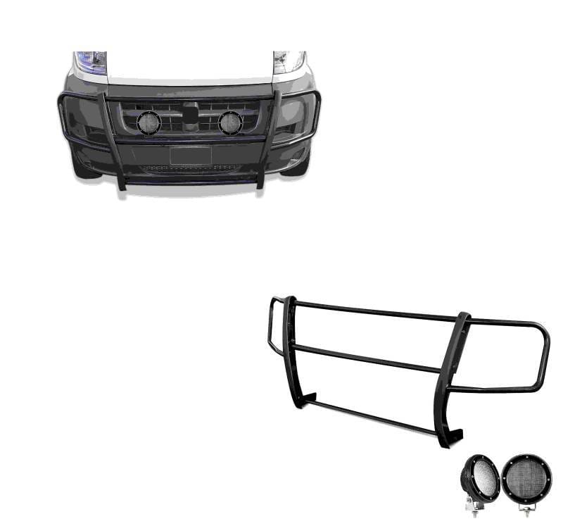 Black Horse Off Road SPARTAN Grille Guard Black for Promaster 1500/Promaster 2500/Promaster 3500 - 17DOPRMA-PLFB