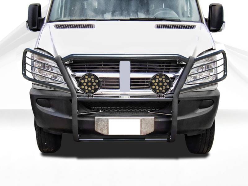 Black Horse Off Road Grille Guard Black for Dodge,Mercedes and Freightliner Sprinter - 17D502MA-PLB