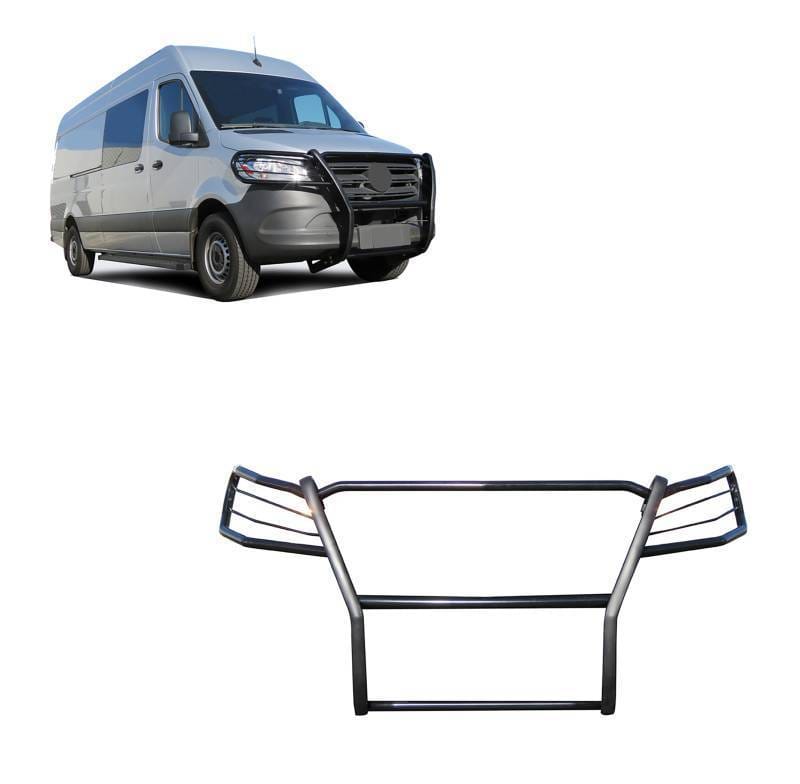 Black Horse Off Road Grille Guard Black for Mercedes and Freightliner Sprinter - 17D503MA