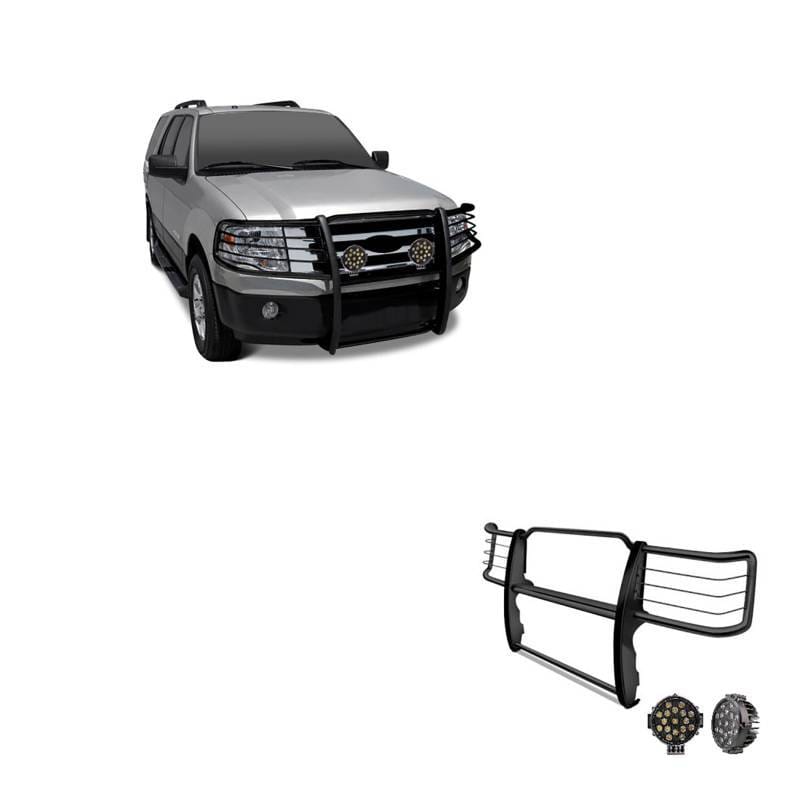 Black Horse Off Road Grille Guard Black for Explorer/Mountaineer - 17F80218MA-PLB