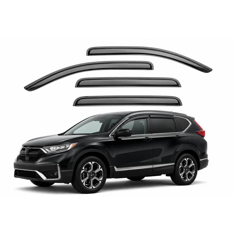 Black Horse Off Road Tape On Rain Guard/Wind Deflectors for 2017-2022 Honda CR-V - 140738