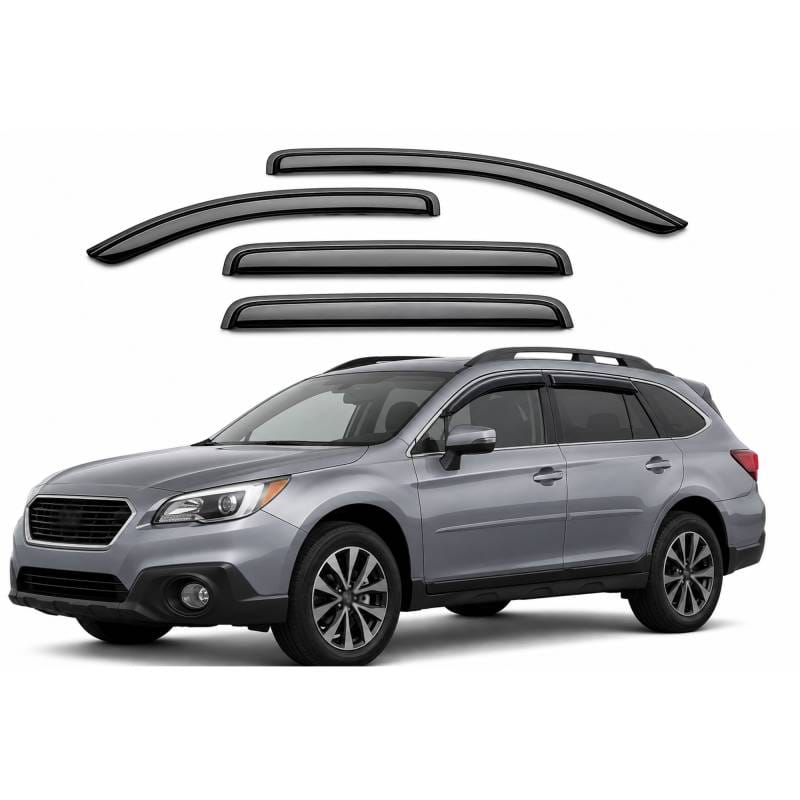 Black Horse Off Road Tape On Rain Guard/Wind Deflectors for 2015-2019 Subaru Outback - 14-94376