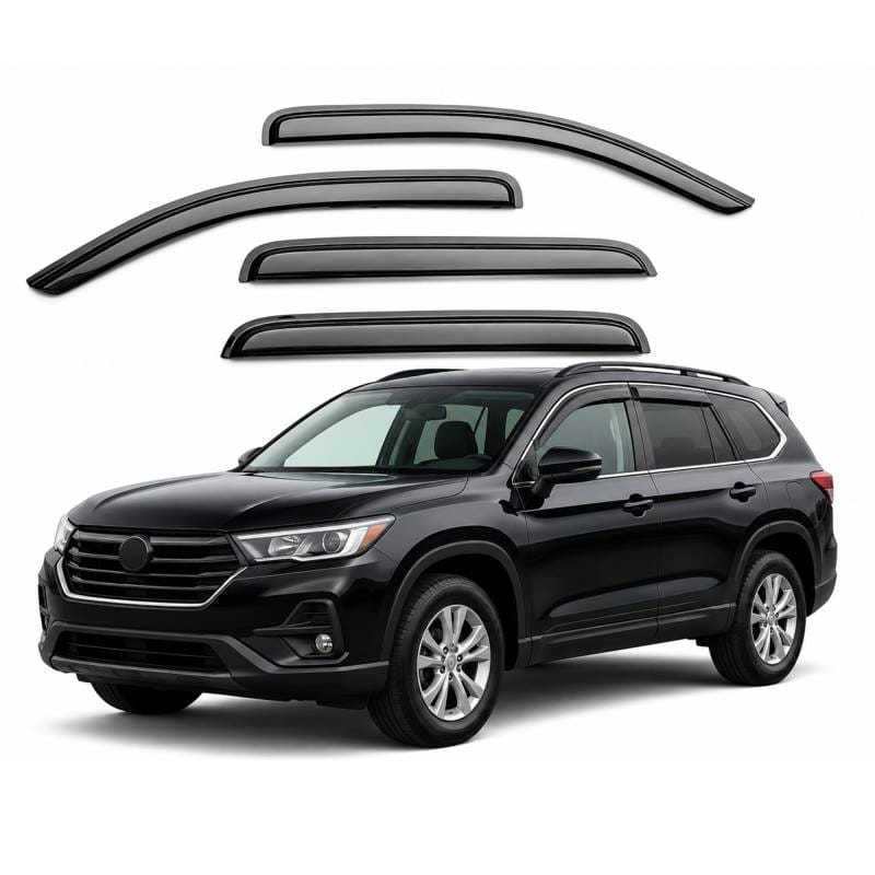Black Horse Off Road Tape On Rain Guard/Wind Deflectors for 2015-2020 Cadillac Escalade - 14-94531