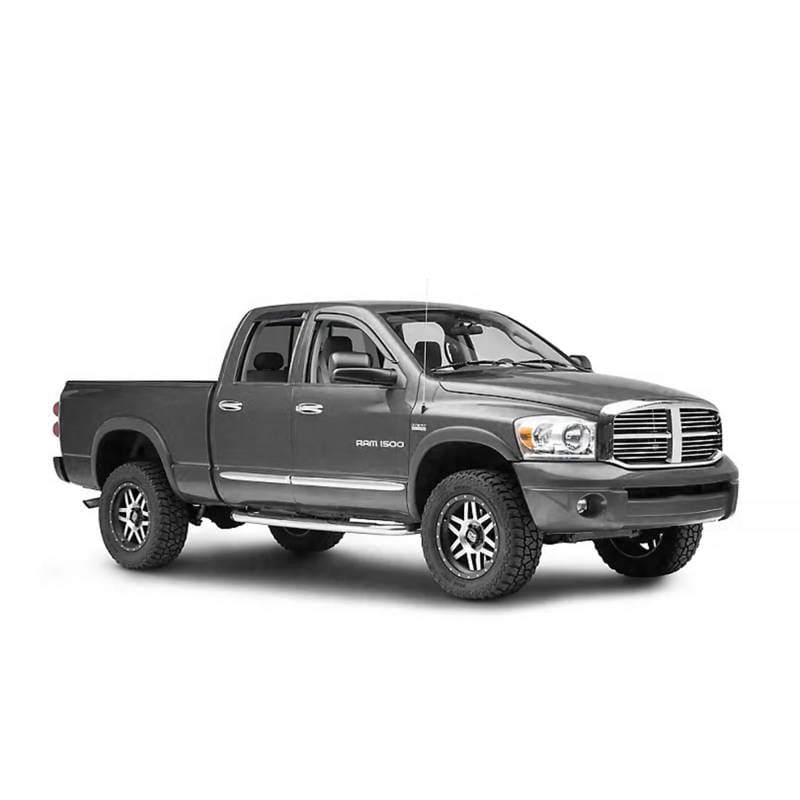 Black Horse Off Road Tape On Rain Guard/Wind Deflectors for 2019-2024 Ram 1500 Quad Cab - 140542