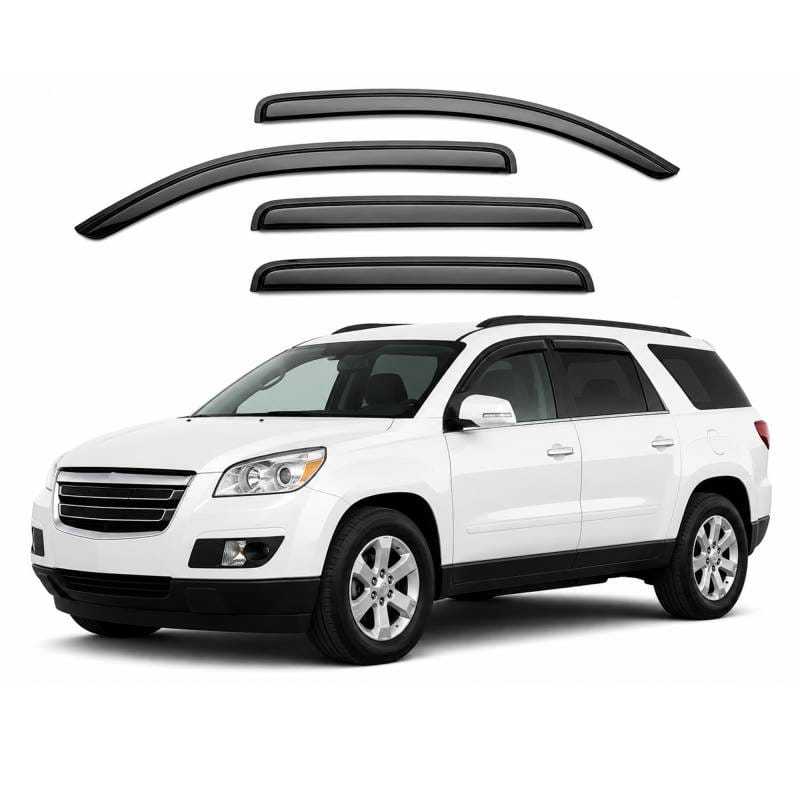 Black Horse Off Road Tape On Rain Guard/Wind Deflectors for 2007-2016 GMC Acadia - 14-94632