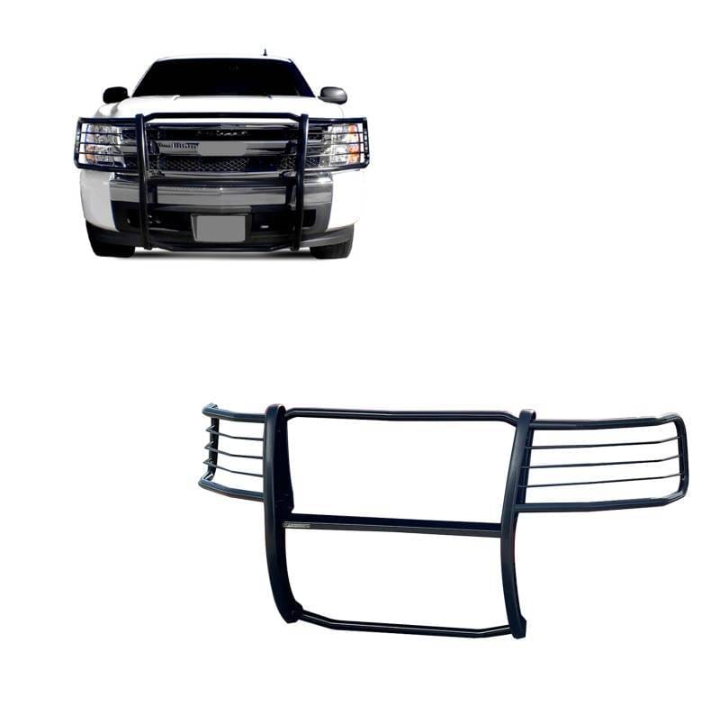 Black Horse Off Road Grille Guard Black for 2007-2013 Chevrolet Silverado 1500 - 17A035700A2MA