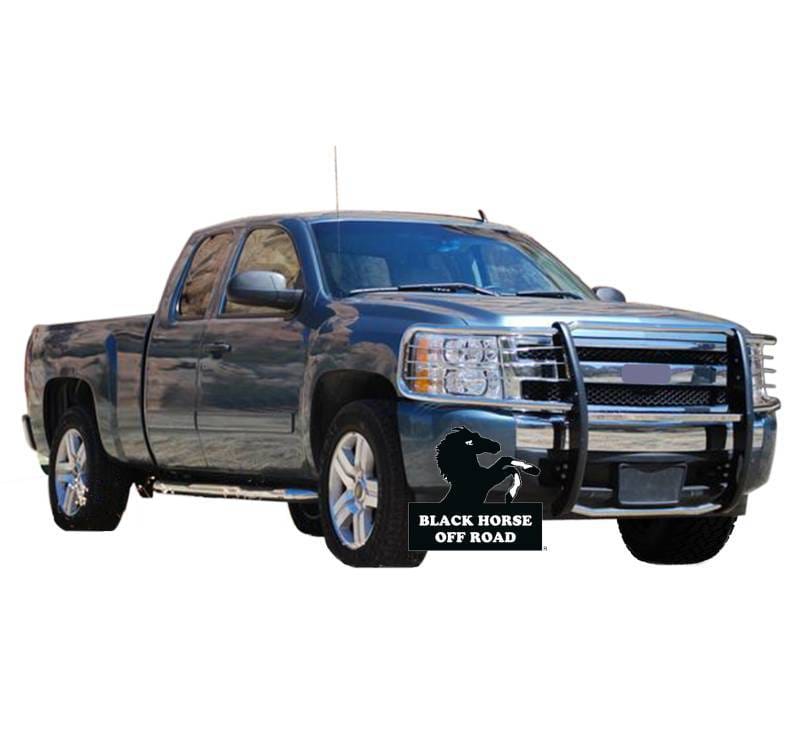 Black Horse Off Road Grille Guard for 2007-2013 Chevrolet Silverado 1500 - 17A035700A2MSS