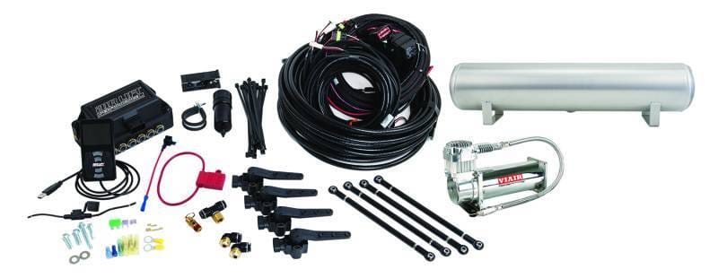 Air Lift Performance 3H (1/4 Air Line 4 Gal 5-Port Raw Aluminum Tank VIAIR 444C Comp) - 27692