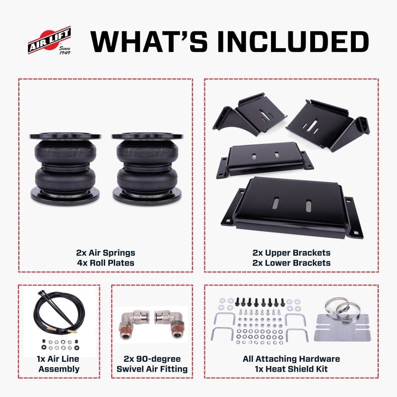 Air Lift LoadLifter 7500 XL Ultimate Air Spring Kit 16-25 Chevy/GMC Silverado/Sierra 3500HD - 57543